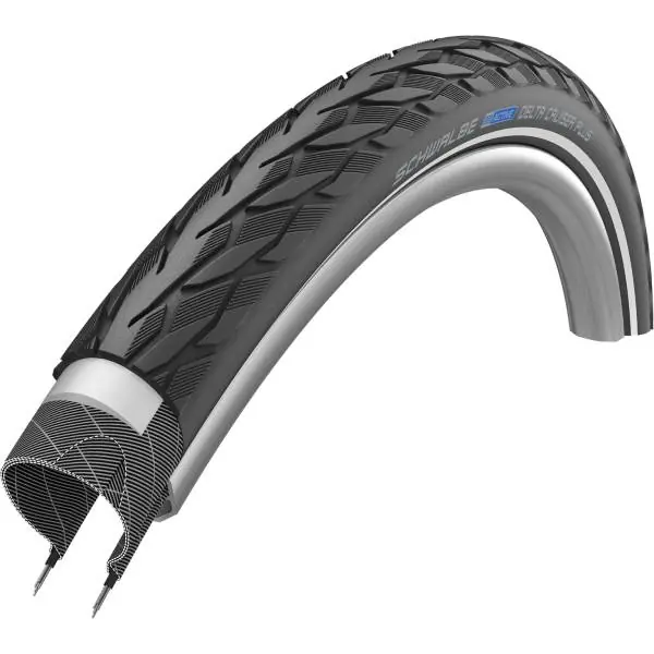 Älä Missaa Schwalbe Delta Cruiser Rengas 28 x 1.10" Heijastava - Musta