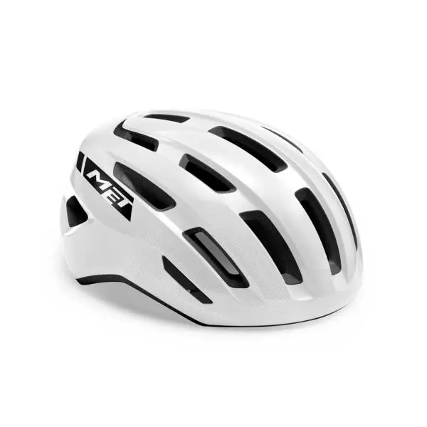Tarjoushinta M E T Miles Pyöräilykypärä Valkoinen Kiiltävä - M/L 58-61 cm