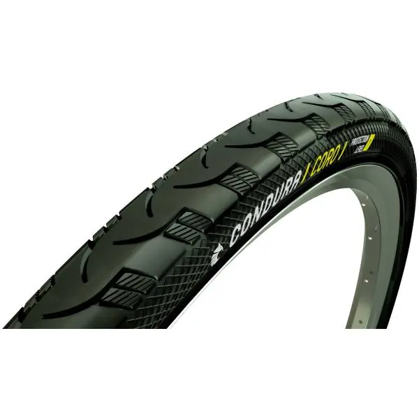 Condura Coro Rengas 28 x 1 1/2" Heijastava - Musta Superhinta