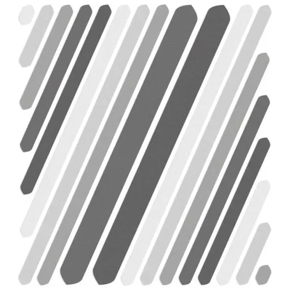 Reflective Berlin Tarrasarja Stripes - Harmaa/Hopea Paras Hinta