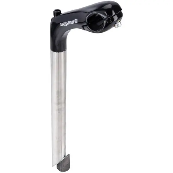 Uusi Malli Ergotec Kobra Varsi Ø25.4mm 300mm 90mm - Musta/Hopea