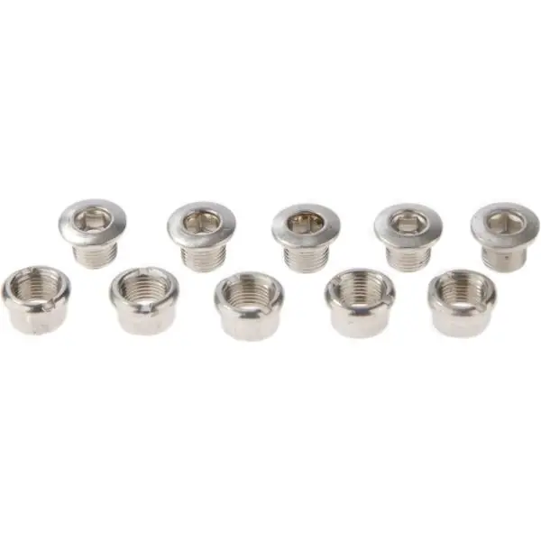 Älä Missaa Miranda Eturenkaan Pultit M8 x 0.75mm 5mm - Hopea (5)