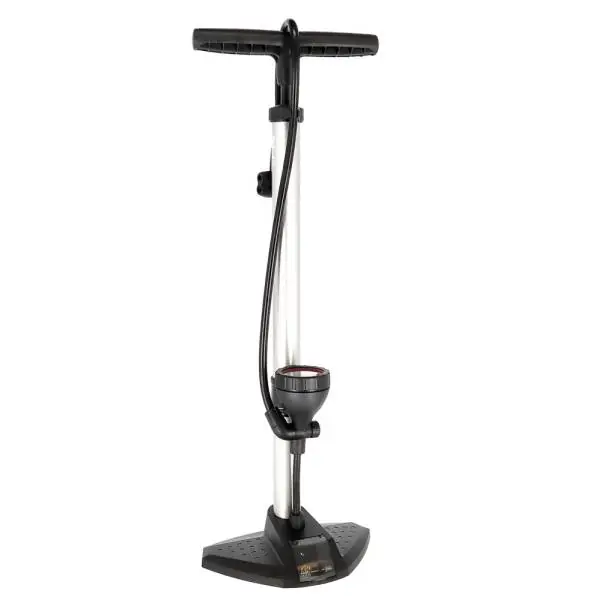 XLC S05 Lattiapumppu Painemittari Dv/Pv/Sv 34mm Alumiini - Musta Löytö