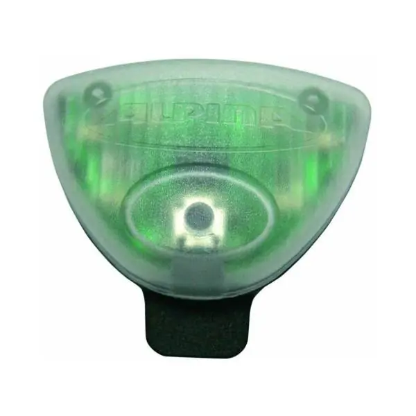 Alennettu Alpina Gamma Flash Light Pyöräilykypärä Valo - Vihreä