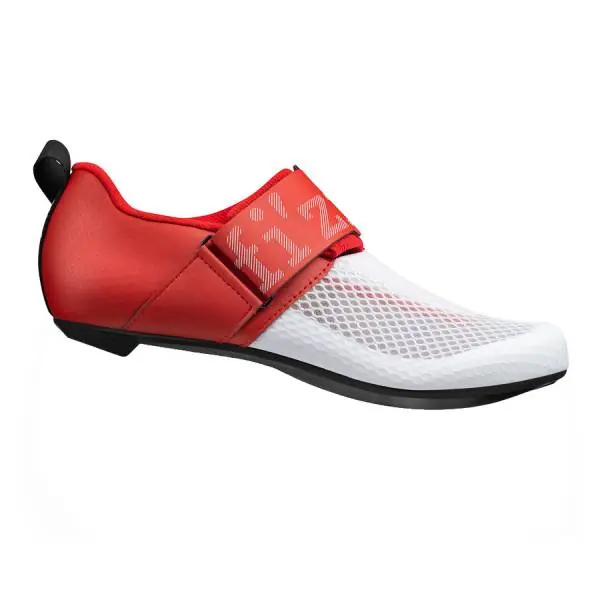 Fizik Transiro Hydra Pyöräilykengät Valkoinen/Metallinen Punainen - 45 Suosittu