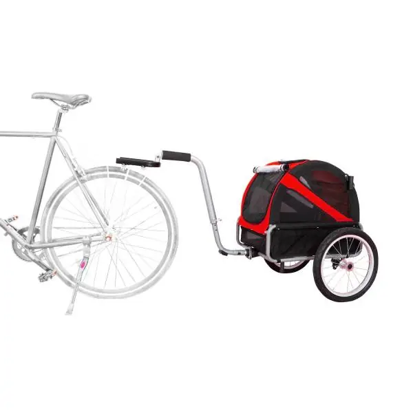 DoggyRide Mini20 Britch Matkatavarateline Sovitin Harmaa-Punainen Ilmainen Palautus