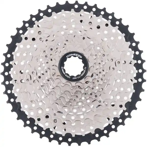 Alennus Contec Aste Rataspakka 12V 11-46T Alumiini - Hopea/Musta