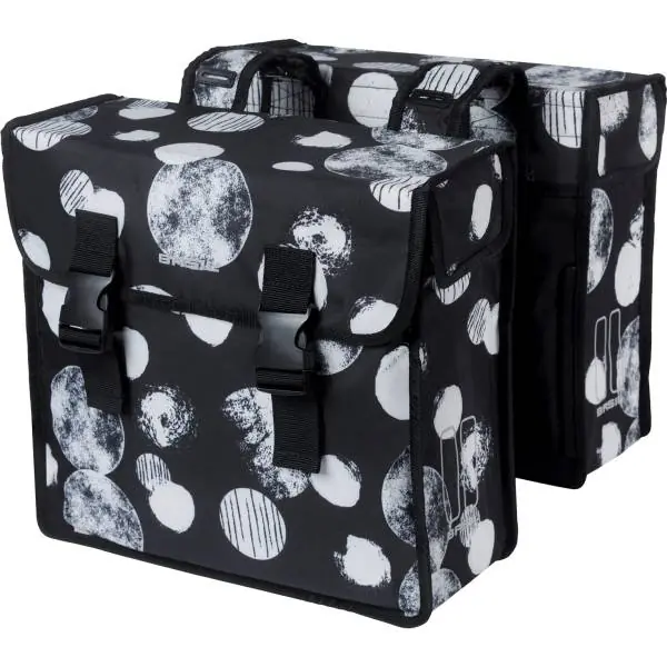 Kuuma Tarjous Basil Mara XL Sphere Kaksois Laukku 35L UB - Musta/Harmaa