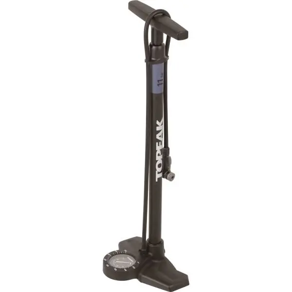 Topeak Joeblow Roadie EX Lattiapumppu Painemittari 11Bar - Musta Halpa