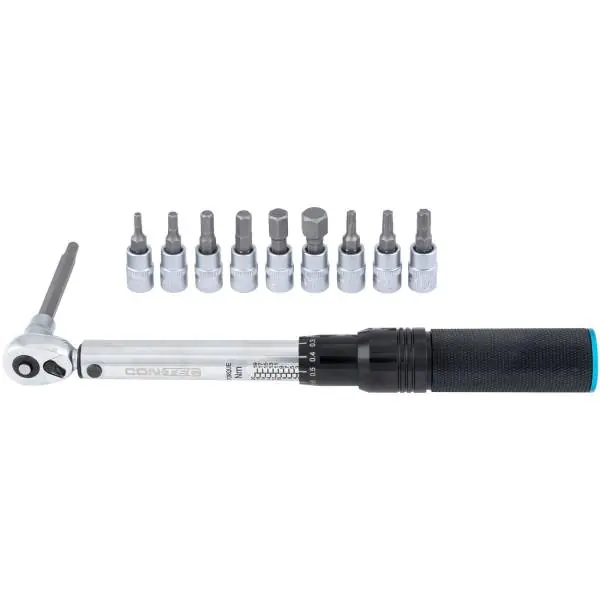 Contec TFM-Torch Momenttiavain 2-20Nm 11-Osat - Musta Bestseller