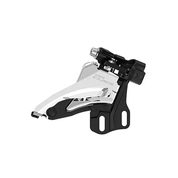 Shimano Cues U4000 Etuvaihtaja 10S 40/36T E-Tyyppi - Hopea/Musta Uutuus