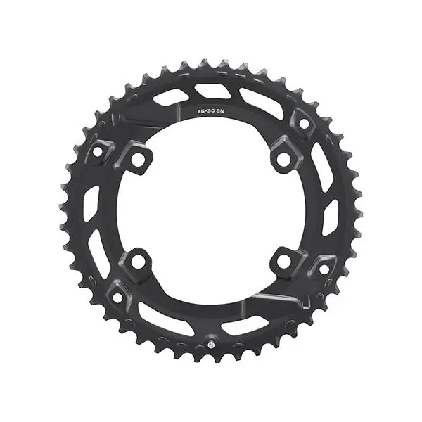 Ajankohtainen Shimano Hammaspyörä 46T BN -. Cues FC-U6000-2 - Musta
