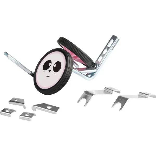 Rajoitettu Tarjous PexKids Harjoittelurattaat 12/20" Unicorn/Panda - Sininen/Oranssi