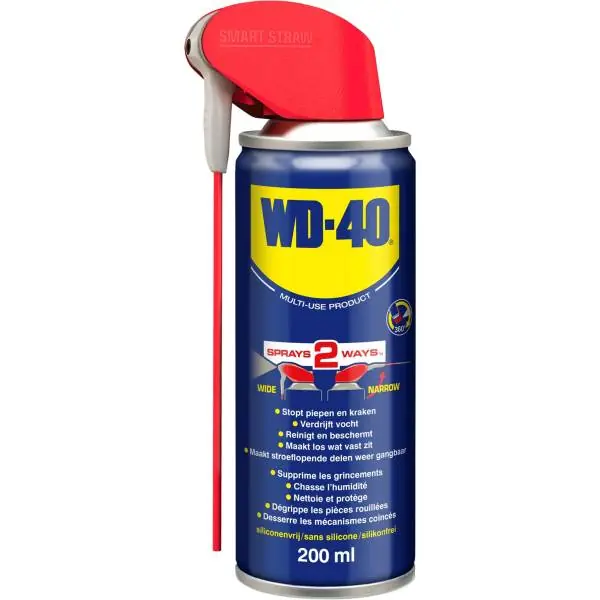 Alkuperäinen WD-40 Multi Use Voiteluaine Smart Straw - Suihkepurkki 200ml