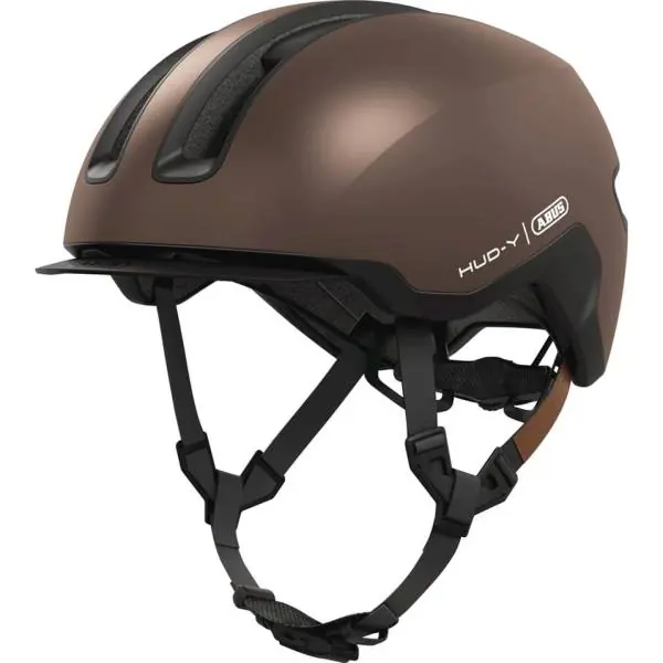 Abus Hud-Y Pyöräilykypärä Metallinen Kupari - L 57-61 cm Uusi Malli