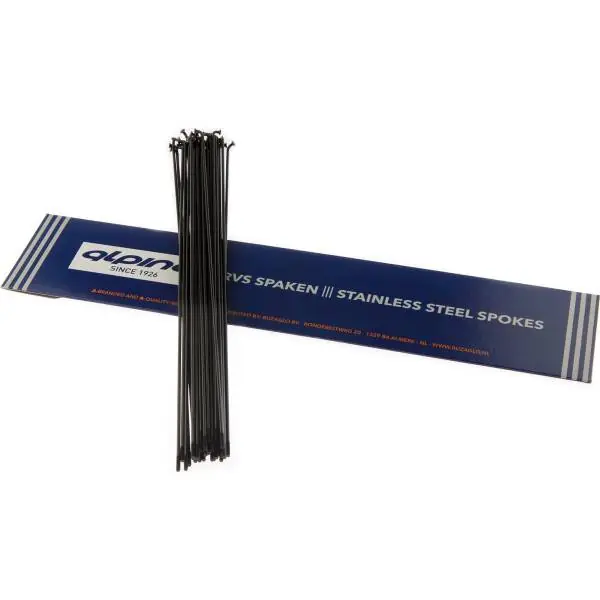 Aito Alpina LDR Pinna 14 x 274mm J-Bend Inox - Musta (36)