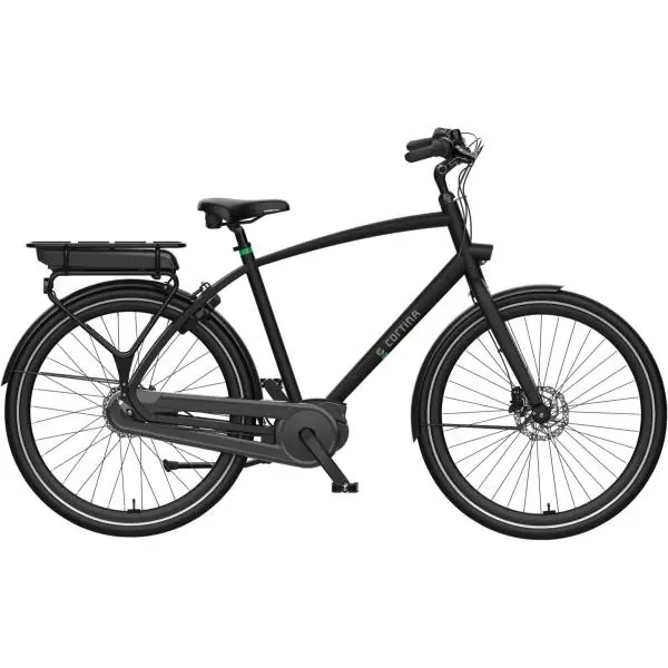 Cortina E-Tide Miestenpyörä 28" 50cm 7S MM - Matta Jet Musta Osta Nyt