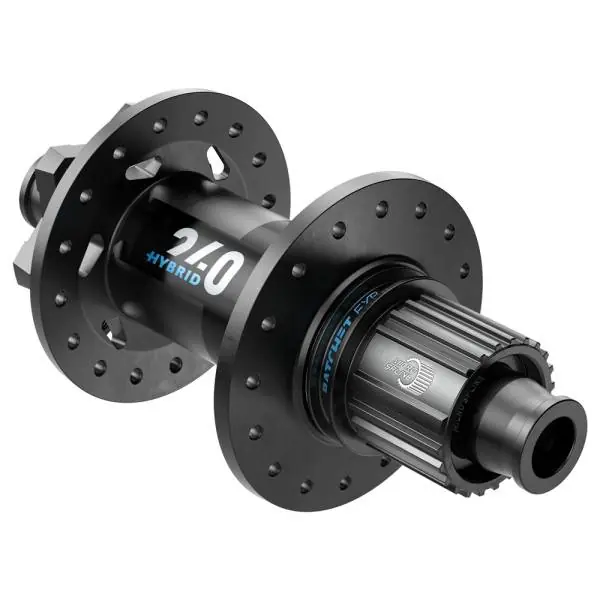 Osta Nyt DT Swiss 240 Hybrid Takanapa 32G SH 12V Ø12/148mm - Musta
