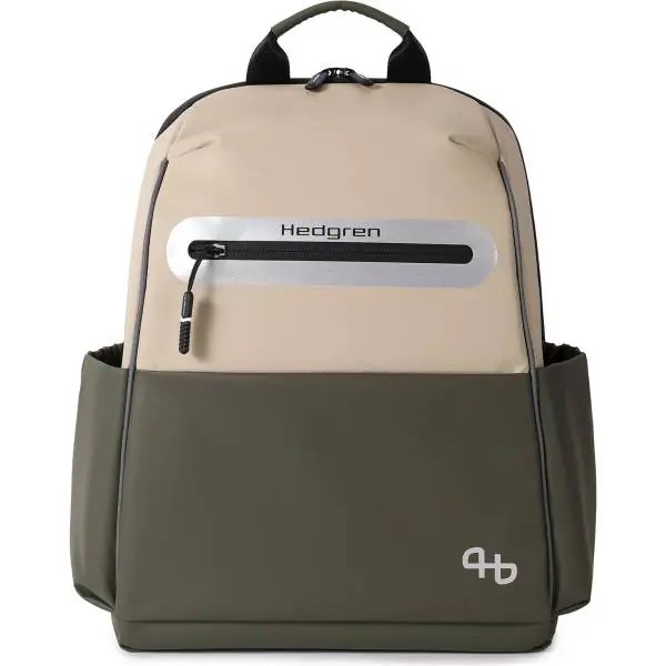 Ajankohtainen Hedgren Commute Bike Vanne Selkäreppu 14L - Beige/Oliivi