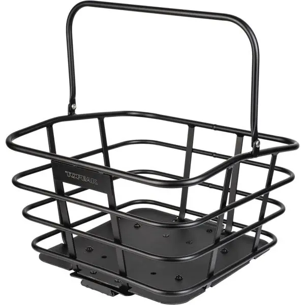 Topeak Urban Basket DX Polkupyörän Kori 18L Taakse Alu - Musta Korkea Laatu