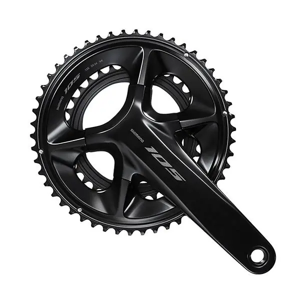 Ajankohtainen Shimano 105 R7100 Kampisarja 12V 170mm 52/36T - Musta