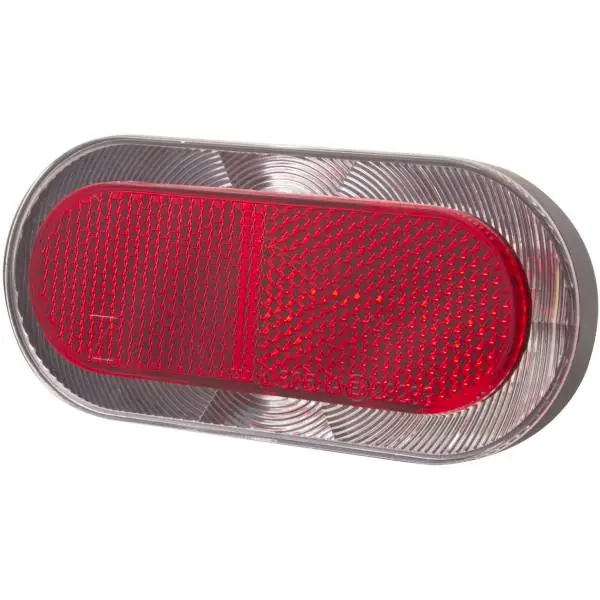 Spanninga Elips XDvS Takavalo LED Dynamo 80mm - Punainen Paras Hinta