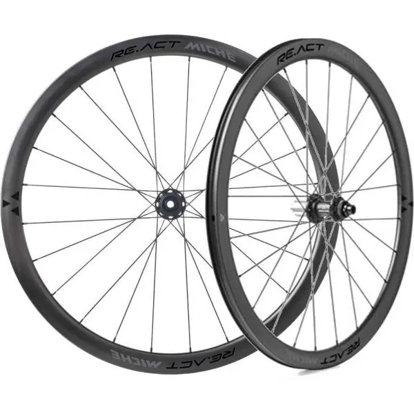 Asiakkaiden Suosikki Miche RE.ACT Kiekkosarja 28" Campagnolo Levy Sisäkumiton - Musta