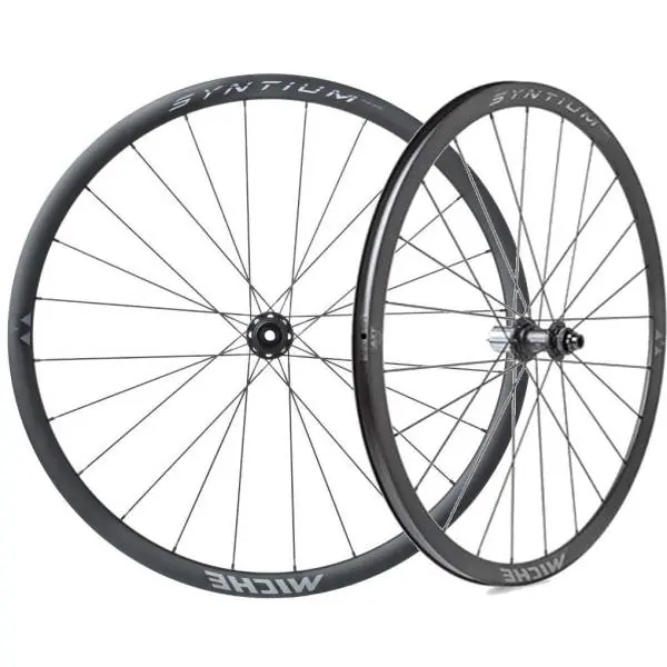 Tukkuhinta Miche Syntium Aero Kiekkosarja 28" Shimano Sisäkumiton - Musta