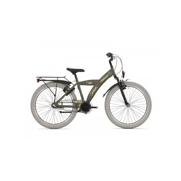 BikeFun Maastoväri Poikien Polkupyörä 24" Nexus 3S - Matta Tumma Gr Ajankohtainen