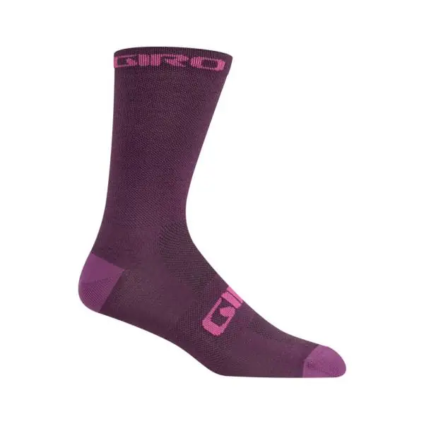 Osta Tänään Giro Seasonal Merino Wool Pyöräilysukat Cherry/Purppura - L 43-45
