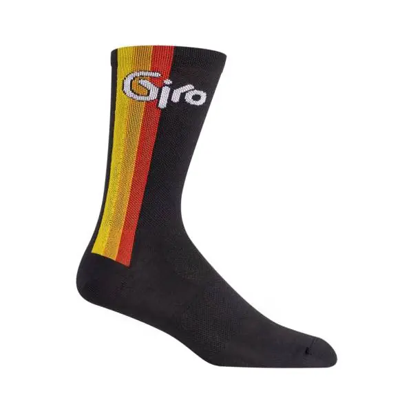 Uutuus Giro Seasonal Merino Wool Pyöräilysukat 85 Musta - XL 46-48