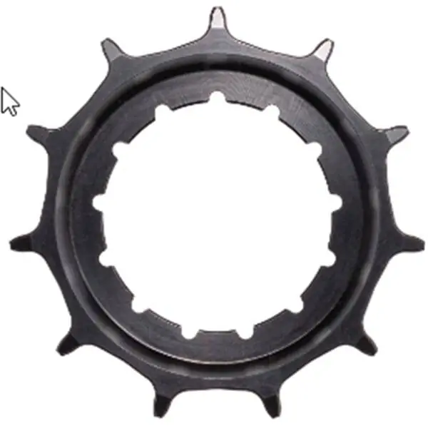 Aito Enduo Cargo Hammaspyörä 24T Cl-53.0-54.7mm Rohloff - Musta