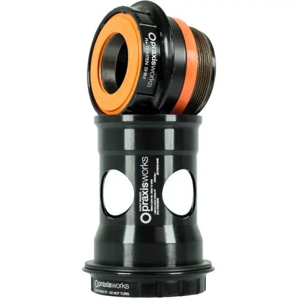 Praxis M24 Keskiö Sovitin Shimano BB30 PF30 MTB 73mm - Musta Korkea Laatu
