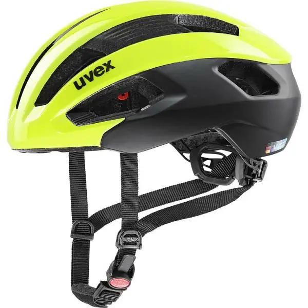 Merkkituote Uvex Rise CC Pyöräilykypärä Neon Keltainen/Musta - 52-56 cm