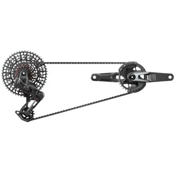 Sertifioitu Sram XO Eagle AXS Ryhmäsarja 165mm 32T 10-52T - Musta