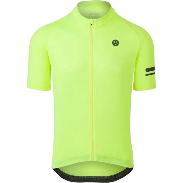 Agu Core Pyöräilypaita Lyhyt Laippa Essential Miehet Neon Keltainen - 3XL Alennettu
