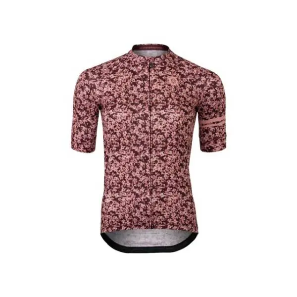 Viimeinen Mahdollisuus Agu Mini Flower Pyöräilypaita Lyhyt Laippa Essential Naiset Ruskea - 2XL