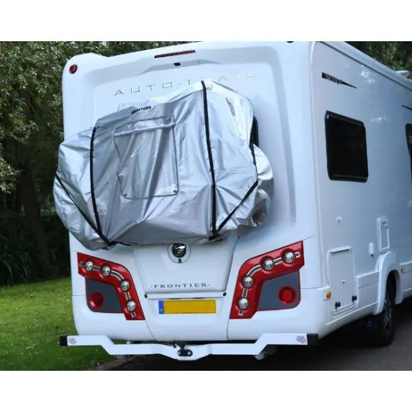 Alkuperäinen Oxford Aquatex Touring Deluxe Polkupyörän Peite - 3/4 Polkupyörät - Hopea