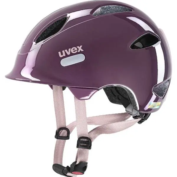Flash-Tarjous Uvex Oyo Lasten Pyöräilykypärä Plum/Dust Roze