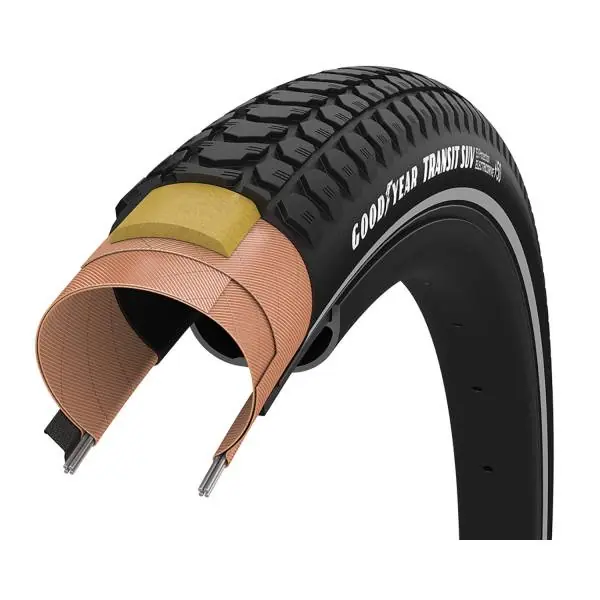 Tarjoushinta GoodYear Transit SUV S3 Rengas 28x1.40" Reflex - Musta