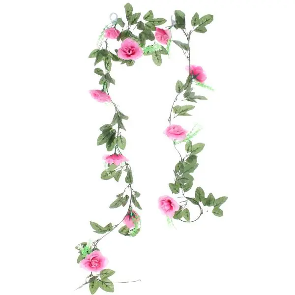 HBS Kukkaköynnös Deluxe 220cm - Syvä Blush Vaaleanpunainen Uusi Kokoelma