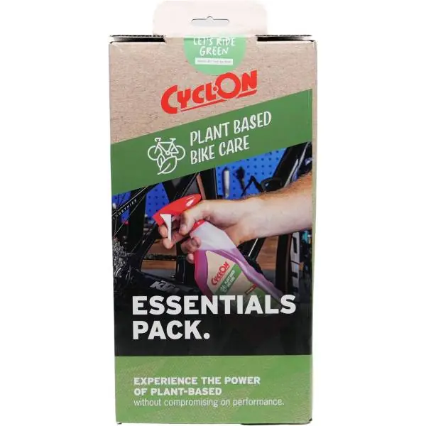 Suoraan Valmistajalta Cyclon Huoltosarja Essentials Pack Plant Based - Vihreä