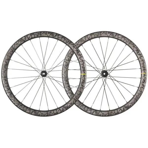 Osta Tänään Mavic Cosmic SLR 45 Kiekkosarja 28" 11S SH Levy TR Hiili - Musta