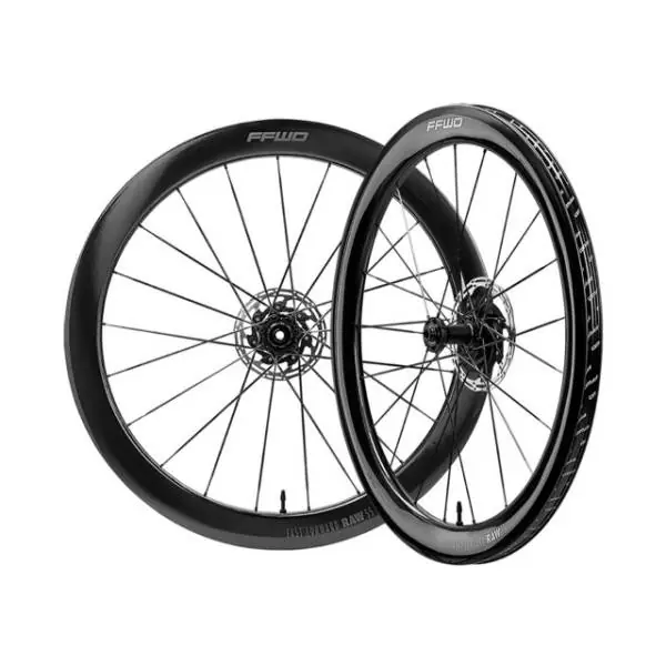 FFWD Raw55 FCC Kiekkosarja 28" 12V SH Ceramic Levy Hiili - Musta Rajoitettu Tarjous