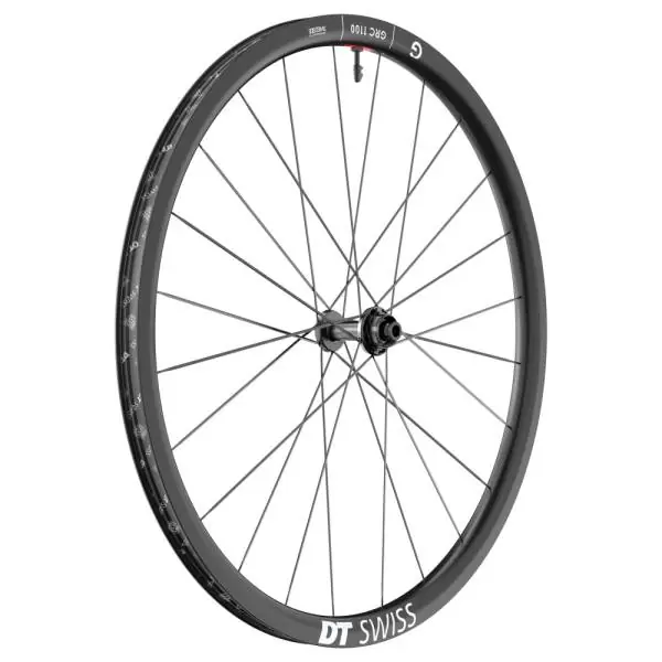 DT Swiss GRC1100 Etupyörä 28" 30mm Levy CL Hiili - Musta Tehdashinta