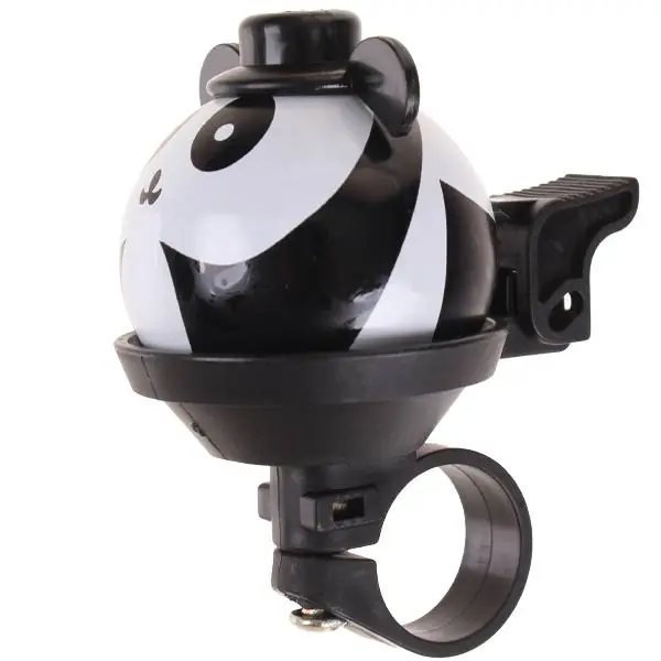 HBS Panda Polkupyörän Kello Ø22,2mm - Valkoinen/Musta Tehdashinta