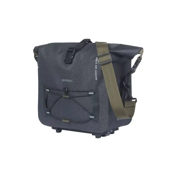 Alennettu Basil Navigator Storm Trunkbag Telinelaukku MIK 13L - Musta