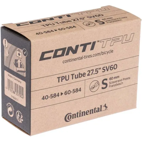 Osta Verkossa Continental TPU Sisäkumi 27.5" SV 60mm - Valkoinen
