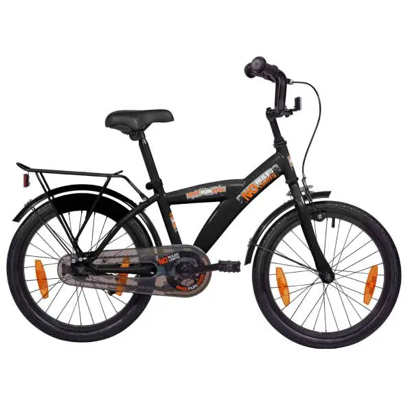 BikeFun No Rules - No Limit Poikien Polkupyörä 16" Jn - Musta Matta Uusi Kokoelma
