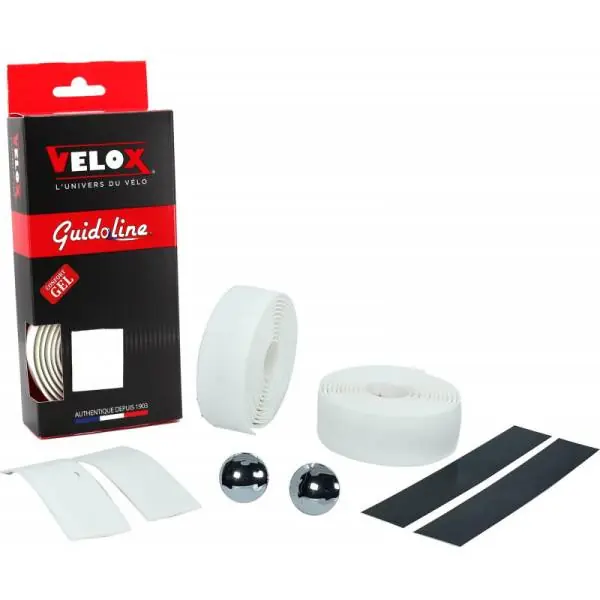 Velox Maxi Cork Geeli Ohjaustangon Teippi 2.5mm 2m - Valkoinen (2) Suosittu